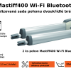 Mastiff400 Wi-Fi Bluetooth - personalizovaná sada pohonu dvoukřídlé brány do 7 m